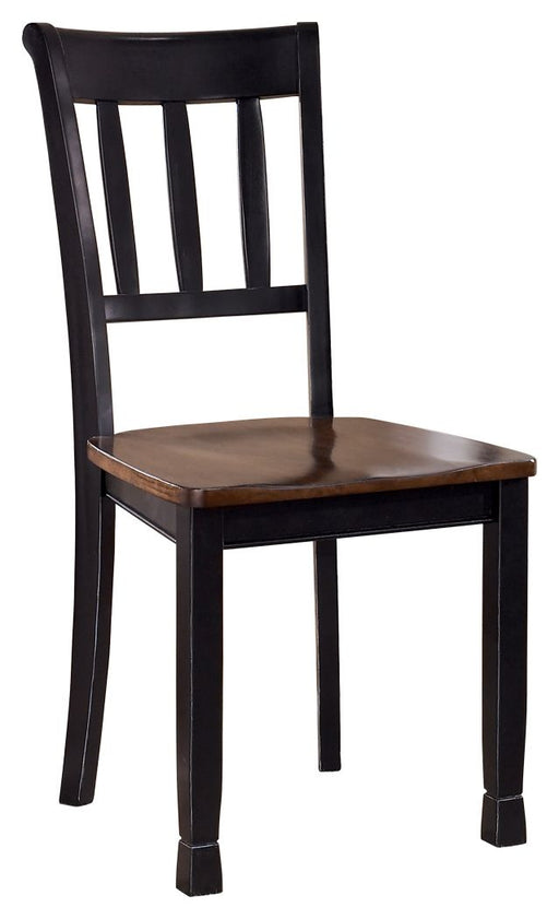 Owingsville - Black / Brown - Dining Room Side Chair (Set of 2) - Simple Home Plus