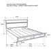 Miranda - 2-Drawer Storage Bed - Simple Home Plus