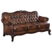 Victoria - Rolled Arm Sofa - Tri-Tone And Brown - Simple Home Plus