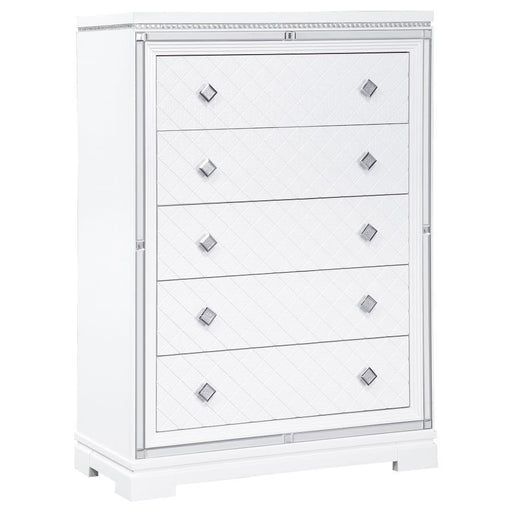 Eleanor - Rectangular 5-Drawer Chest - Simple Home Plus