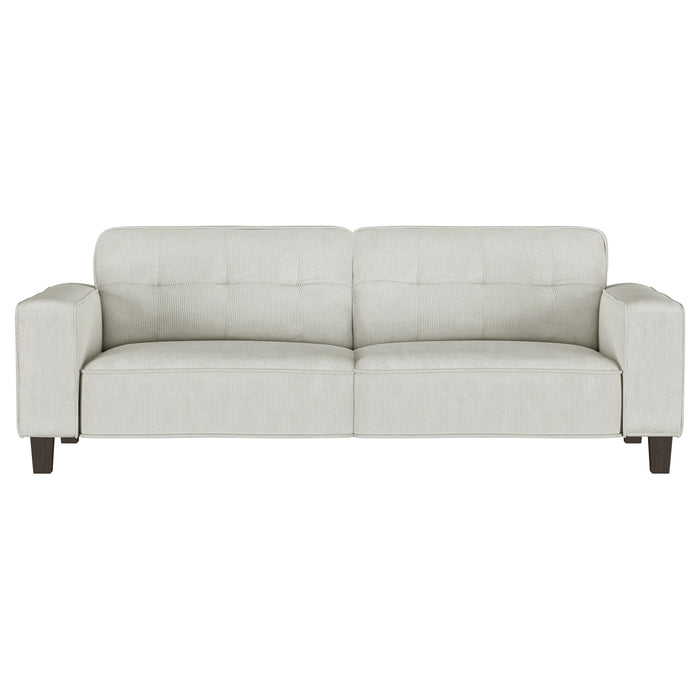 Deerhurst - Upholstered Tufted Track Arm Sofa Set