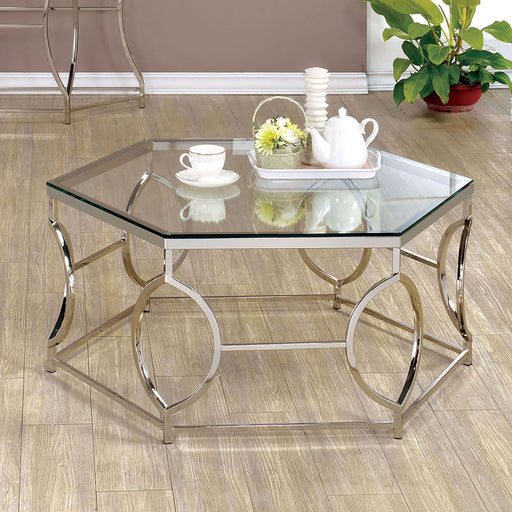 Zola - Coffee Table - Pearl Silver - Simple Home Plus