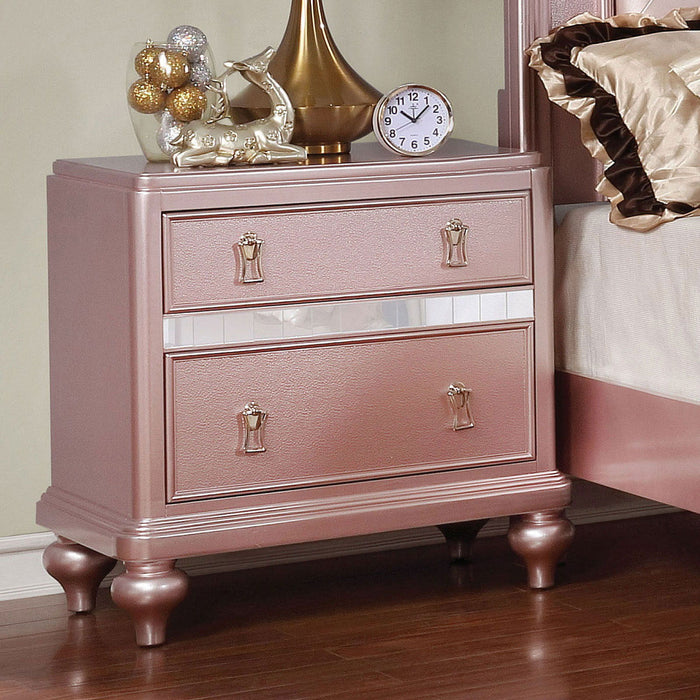 Avior - Nightstand - Rose Gold - Simple Home Plus