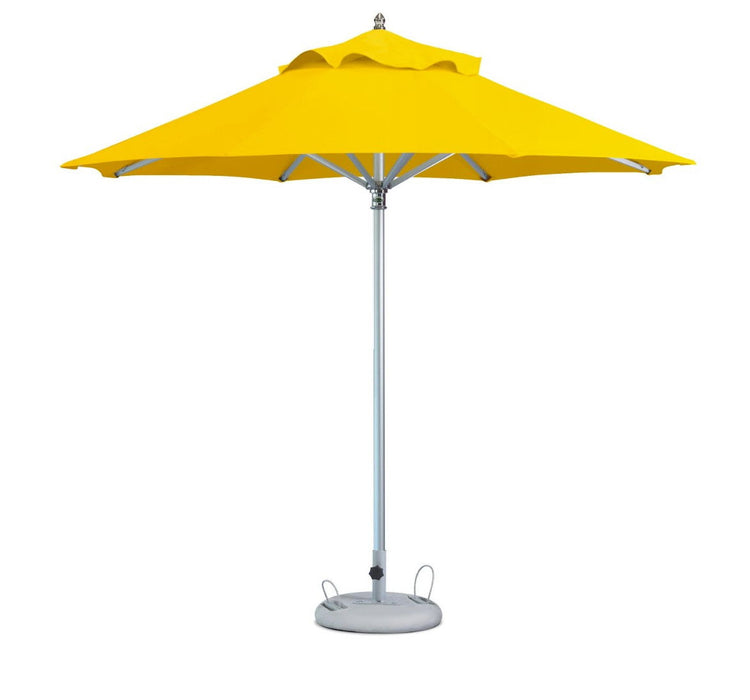 Polyester Round, Market Patio Umbrella - Yellow