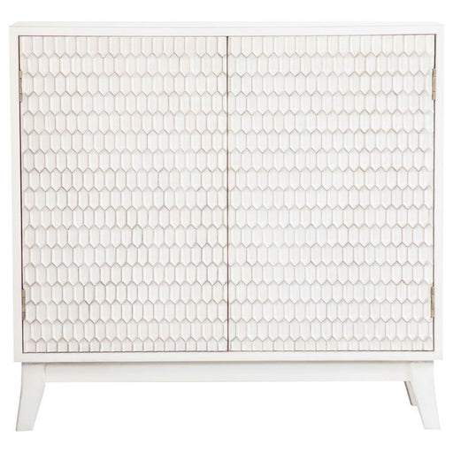 Gambon - Rectangular 2-Door Accent Cabinet - White - Simple Home Plus