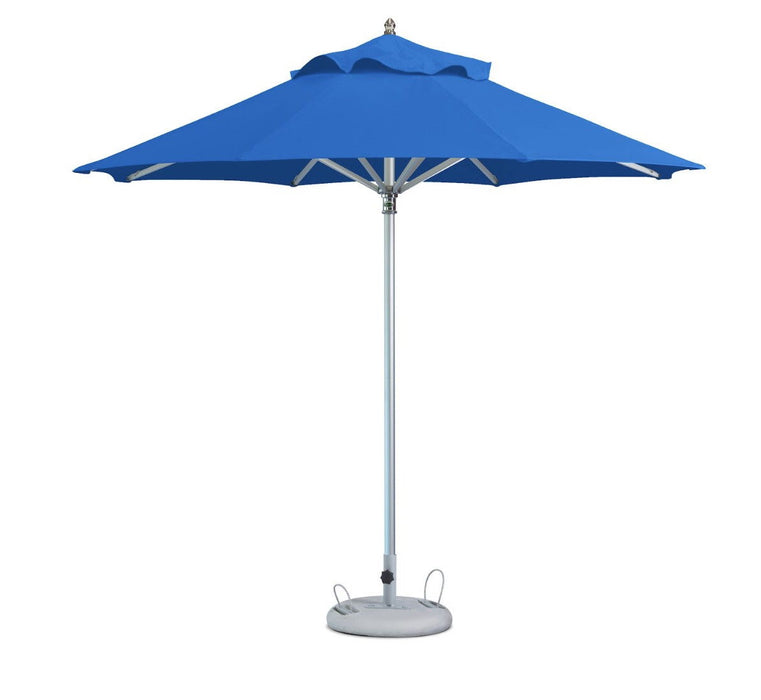 Polyester Round Market Patio Umbrella - Blue