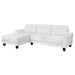 Caspian - Upholstered Curved Arms Sectional Sofa - Simple Home Plus