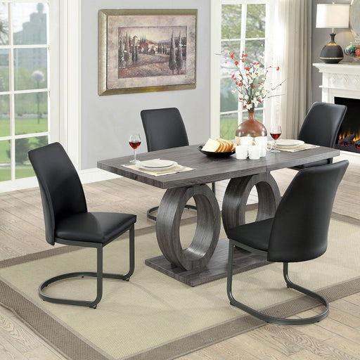 Saskia - Dining Table - Gray - Simple Home Plus