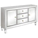 Leticia - 3-Drawer Accent Cabinet - Silver - Simple Home Plus