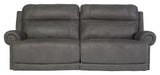 Austere - Gray - 2 Seat Reclining Sofa - Simple Home Plus