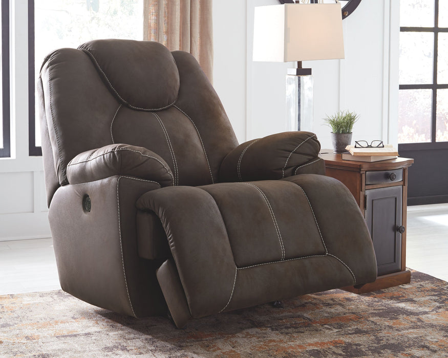 Warrior - Brown Dark - Power Rocker Recliner - Simple Home Plus