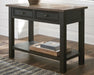 Tyler - Grayish Brown / Black - Sofa Table - Simple Home Plus