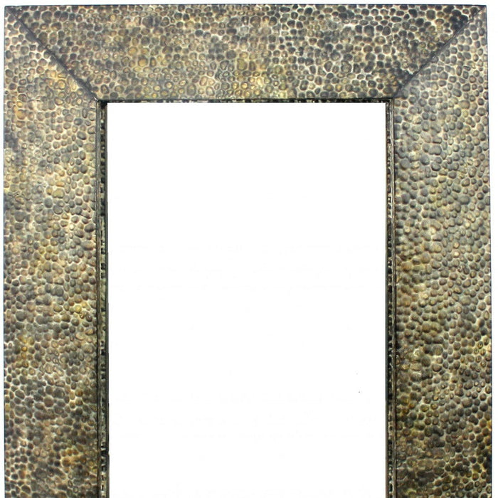 Rectangle Accent Metal Mirror - Bronze