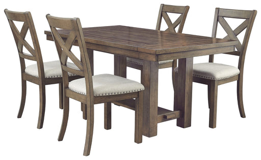 Moriville - Grayish Brown - Rectangular Dining Room Extension Table - Simple Home Plus