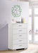 Felicity - 5-Drawer Chest - Glossy White - Simple Home Plus