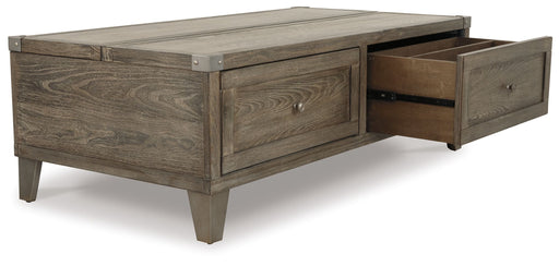 Chazney - Rustic Brown - Lift Top Cocktail Table - Simple Home Plus