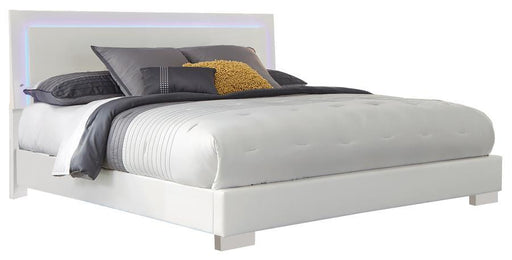 Felicity - Panel Bed with LED Lighting - Simple Home Plus