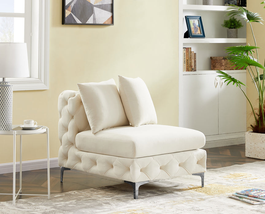 Tremblay - Armless Chair - Cream