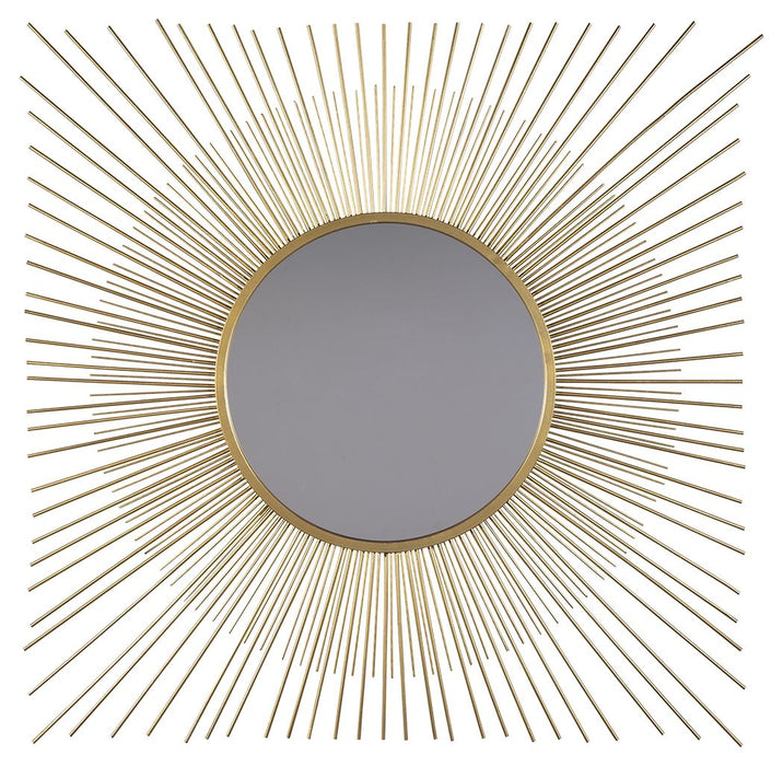 Elspeth - Gold Finish - Accent Mirror - Simple Home Plus