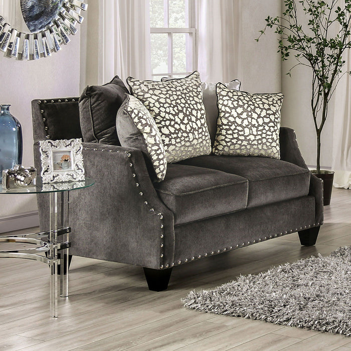 Hendon - Loveseat - Gray - Simple Home Plus