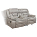 Greer - Glider Loveseat W/ Console - Simple Home Plus