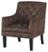 Drakelle - Mahogany - Accent Chair - Simple Home Plus