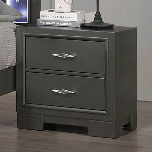 Alison - Nightstand - Dark Gray - Simple Home Plus