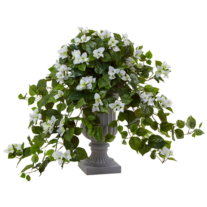 27" Bougainvillea Artificial Plant in Decorative Urn