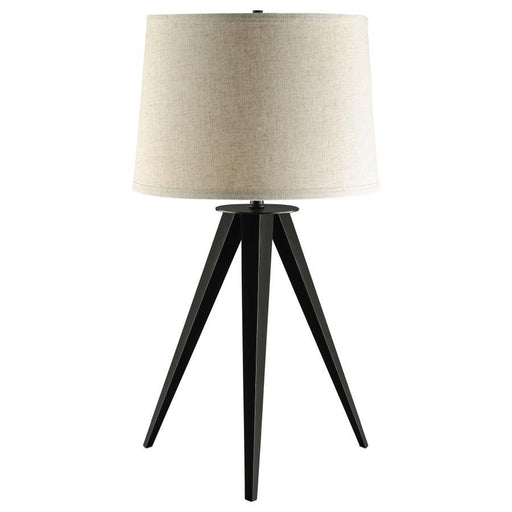 Sabat - Tripod Base Table Lamp - Black And Light Gray - Simple Home Plus