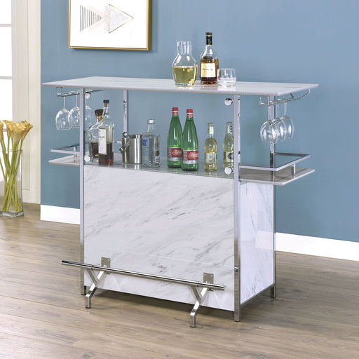 Rianna - Bar Table - White - Simple Home Plus