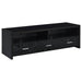 Alton - 3-drawer Black Oak TV Console - Simple Home Plus