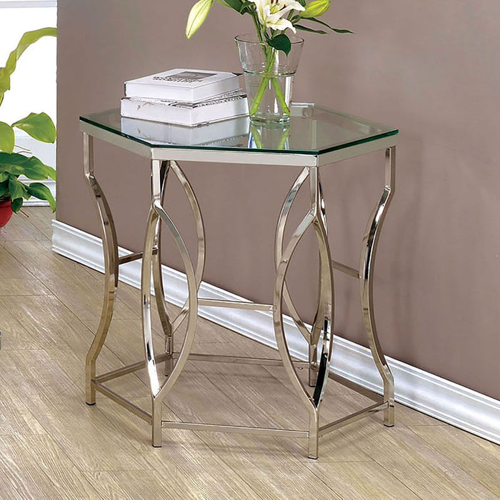 Zola - End Table - Pearl Silver - Simple Home Plus