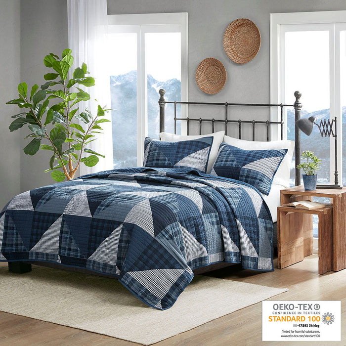 Olsen - Oversized Quilt Mini Set - Blue