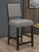 Bedford - Upholstered Open Back Bar Stools With Footrest (Set of 2) - Simple Home Plus