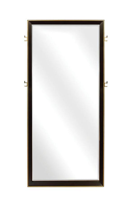 Durango - Floor Dresser Mirror - Smoked Peppercorn - Simple Home Plus