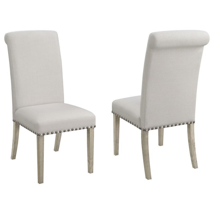 Salem - Upholstered Side Chairs (Set of 2) - Rustic Smoke And Gray - Simple Home Plus