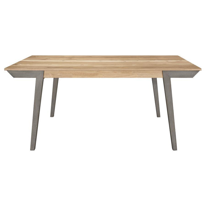 Nogales - Wooden Dining Table - Acacia And Coastal Gray - Simple Home Plus