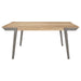 Nogales - Wooden Dining Table - Acacia And Coastal Gray - Simple Home Plus