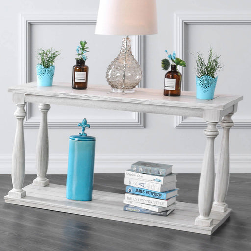 Arlington - Sofa Table - Antique White - Simple Home Plus