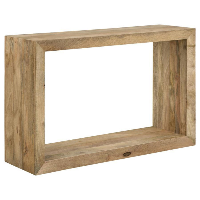 Benton - Rectangular Solid Wood Sofa Table - Natural - Simple Home Plus