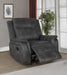 Lawrence - Upholstered Tufted Back Glider Recliner - Simple Home Plus