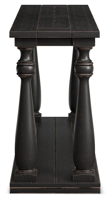 Mallacar - Black - Sofa Table - Simple Home Plus