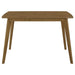 Kersey - Dining Table With Angled Legs - Chestnut - Simple Home Plus