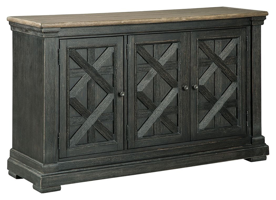 Tyler - Black / Gray - Dining Room Server - Simple Home Plus