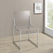 Acrylic - Dining Side Chair (Set of 2) - Clear And Chrome - Simple Home Plus