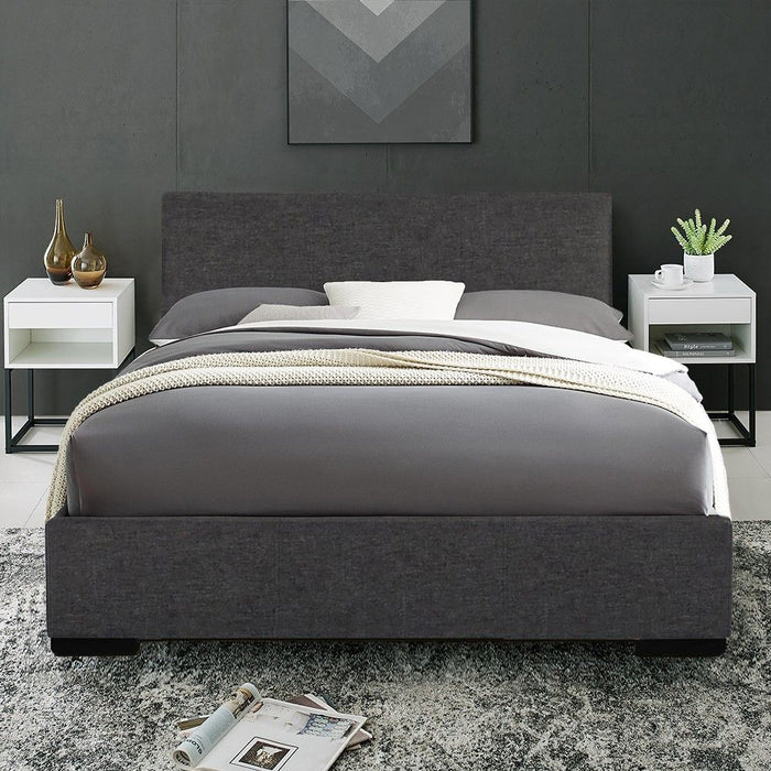 Platform Queen Bed - Gray