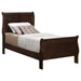 Louis Philippe - Panel Sleigh Bed - Simple Home Plus