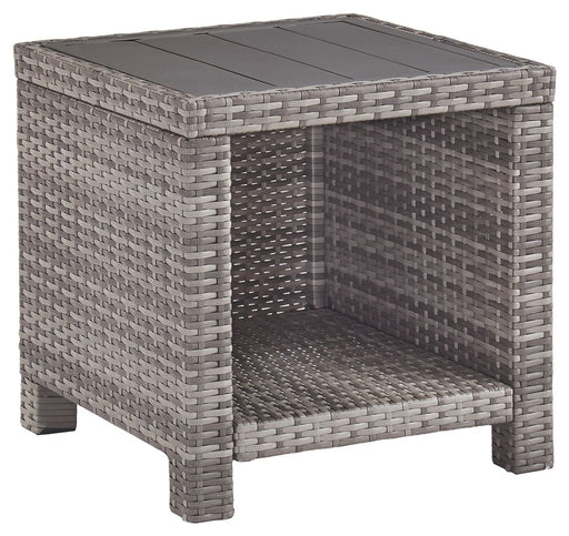 Salem - Gray - Square End Table - Simple Home Plus