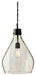 Avalbane - Clear / Gray - Glass Pendant Light - Simple Home Plus