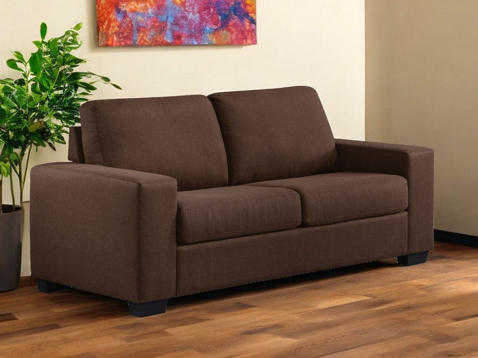 Black Legs Sofa - Brown